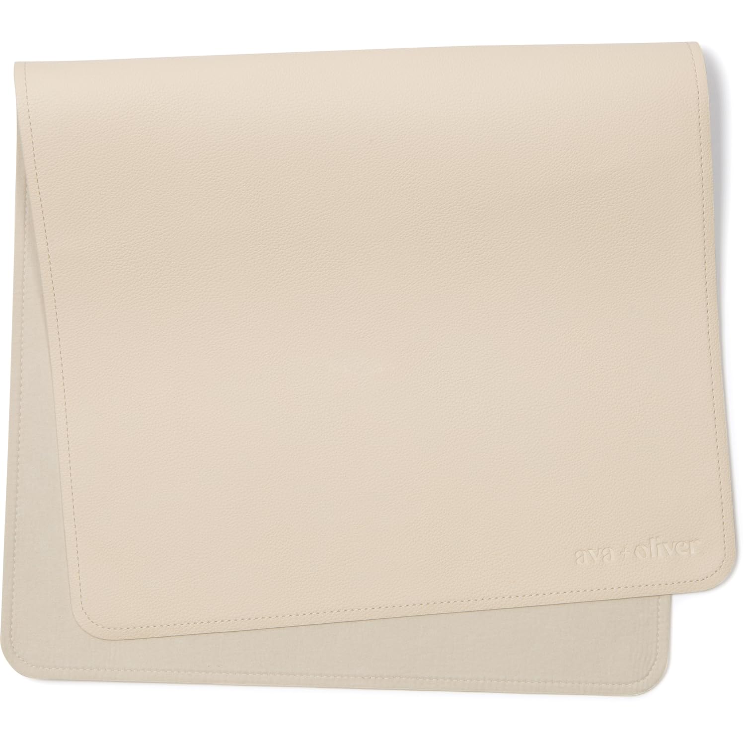 Organic Vegan Leather Baby Changing Mat - 16