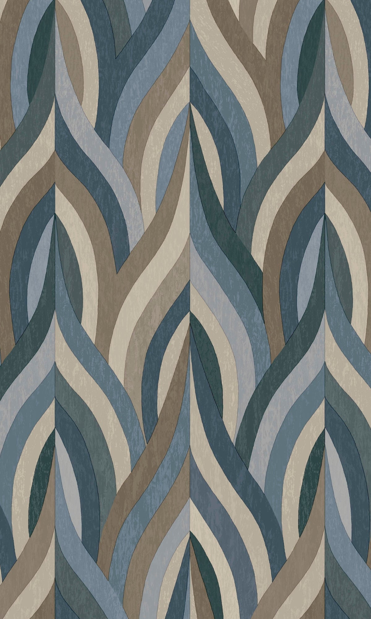 Blue Interlacing Lines Geometric Wallpaper R8956 - Modern Peel & Stick Wallpaper for Living Room, Bedroom, Office Decor