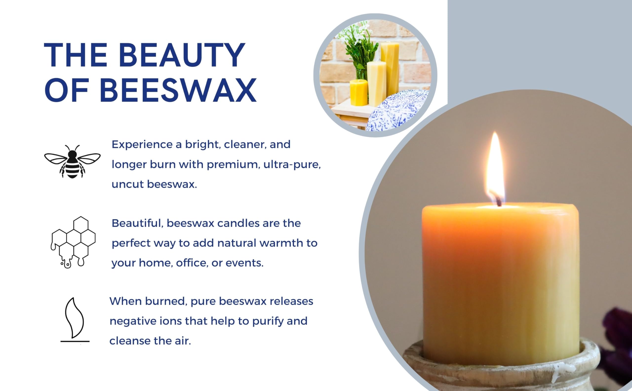 Pure Organic Beeswax Tea Light Candles - Natural Honey Scented, Eco-Friendly Cotton Wick - Slow Burning & Long-Lasting - Hand Poured Set of 24 Clear Tealights - Perfect for Home Decor, Relaxation & Aromatherapy