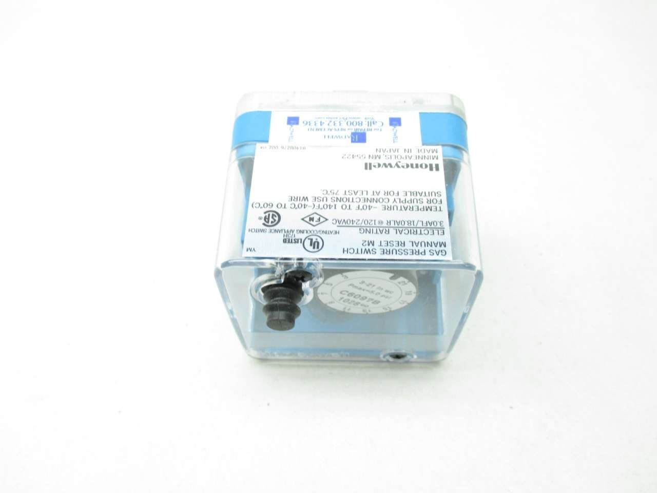 Honeywell C6097B1028 Pressure Switch 3-21 in. w.c. for HVAC, Furnace & Boiler Systems - Reliable Air & Gas Pressure Control