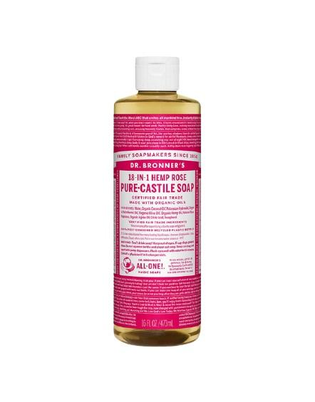 Dr. Bronner's Pure-Castile Liquid Soap - Organic, Vegan, 18-in-1 Uses, Cherry Blossom Scent | Gentle Body Wash, Shampoo, Face Cleanser & Household Cleaner for Sensitive Skin & Eco-Friendly Homes