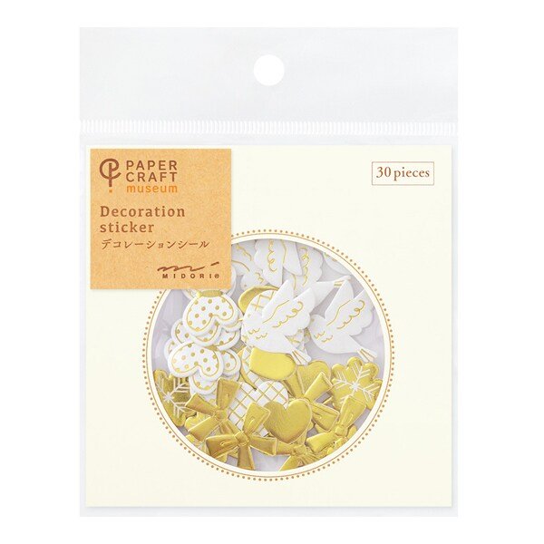Midori DESIGNPHIL Decorative Stickers - Foil Paper Craft for Scrapbooking, Journaling & DIY Projects | Perfect for Home Decor, Gift Wrapping & Stationery
