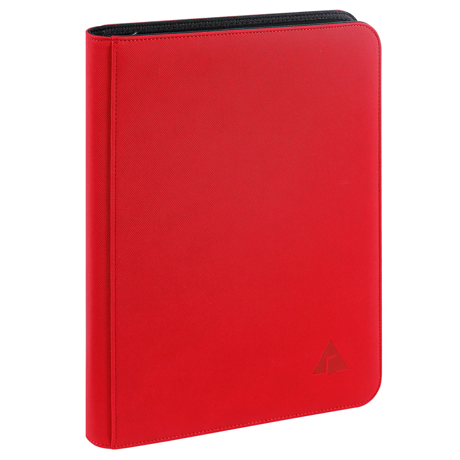 Rayvol Premium 9-Pocket 504 Card Binder - Ringless Trading Card Album with Side Loading Black Pages | Perfect for TCG Collectors, Pokemon, MTG & Sports Cards Storage (Red) - Organize & Protect Your Valuable Card Collection