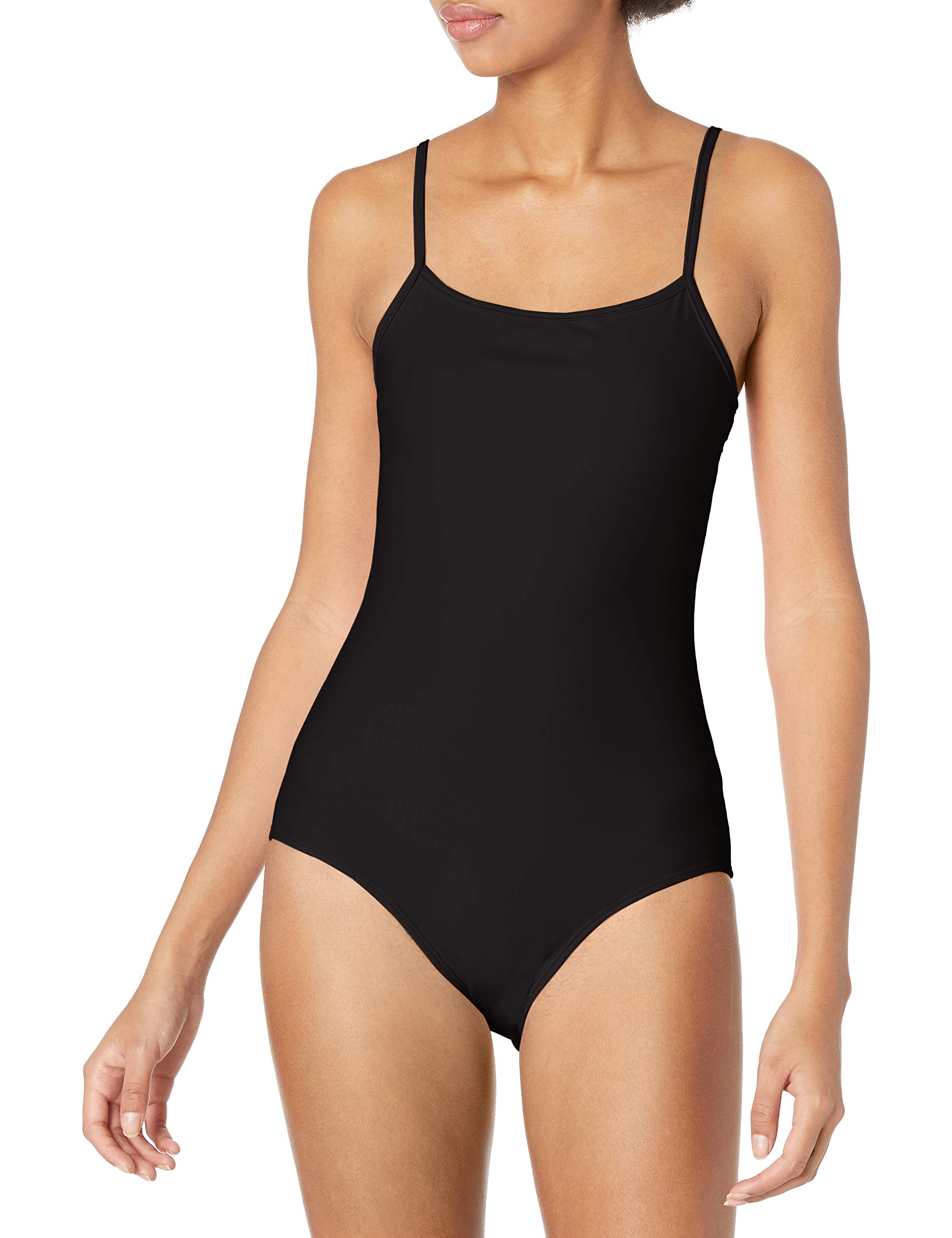 Cynthia Rowley Women's Low Scoop Maillot One-Piece Swimsuit | Sexy Solid Color Bathing Suit for Women | Perfect for Beach, Pool & Vacation
