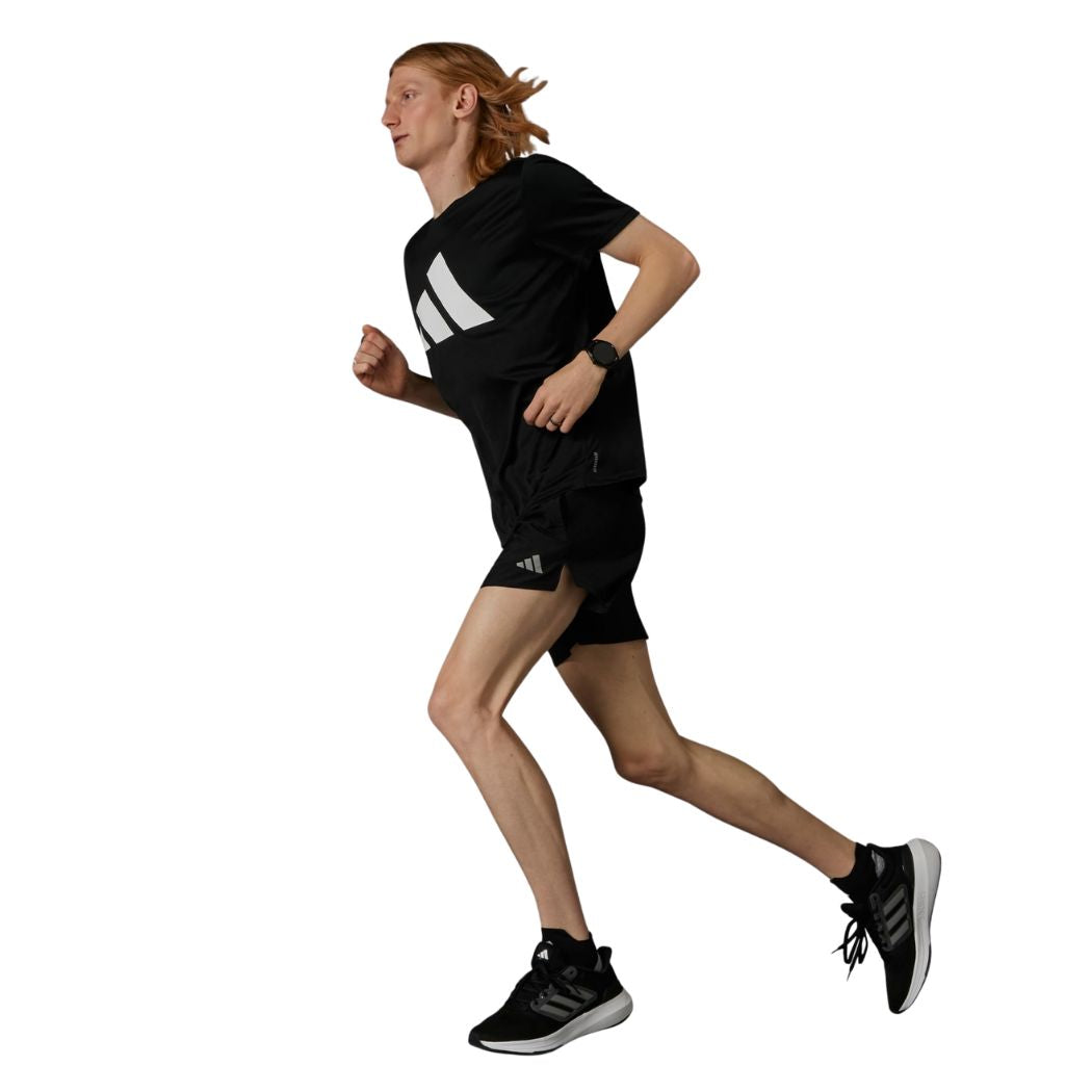 adidas Run It Men's Running T-Shirt - Lightweight Performance Workout Top for Jogging, Gym & Training | Moisture-Wicking Athletic Shirt for Men