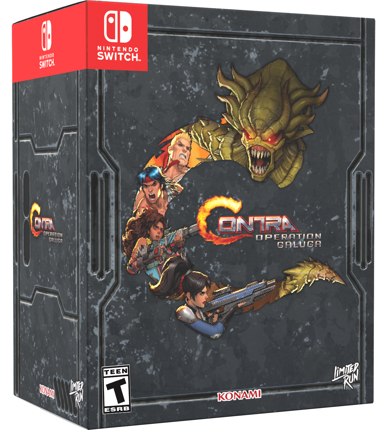 Contra: Operation Galuga Ultimate Edition - Nintendo Switch Limited Run #230 - Collector's Edition for Retro Gaming Fans & Action Shooter Enthusiasts | Perfect for Gaming Nights and Nostalgic Playthroughs