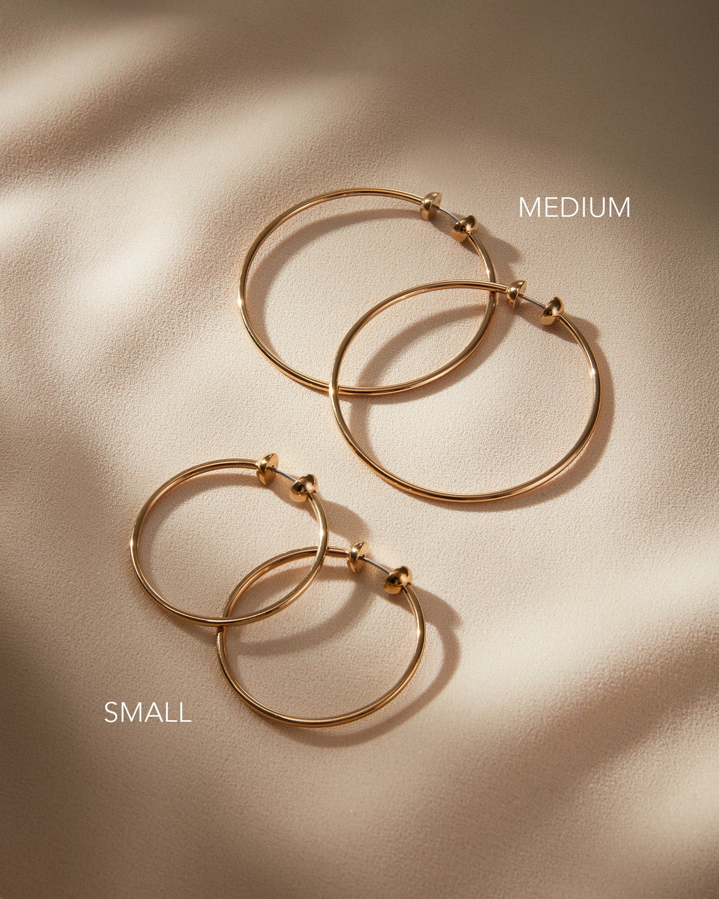 Stylish Icon Hoops Medium Size Earrings - Perfect for Everyday Wear, Parties & Special Occasions