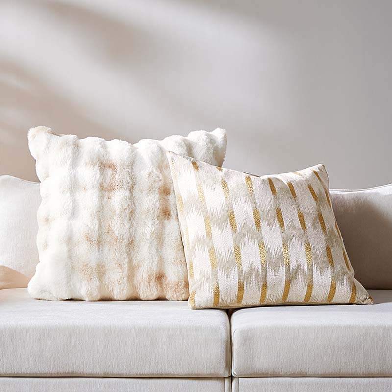 Premium Decorative Throw Pillow Set of 2 with Inserts - Soft Couch Pillows for Living Room, Bedroom, Sofa - Home Decor Accent Cushions for Modern Interior Design