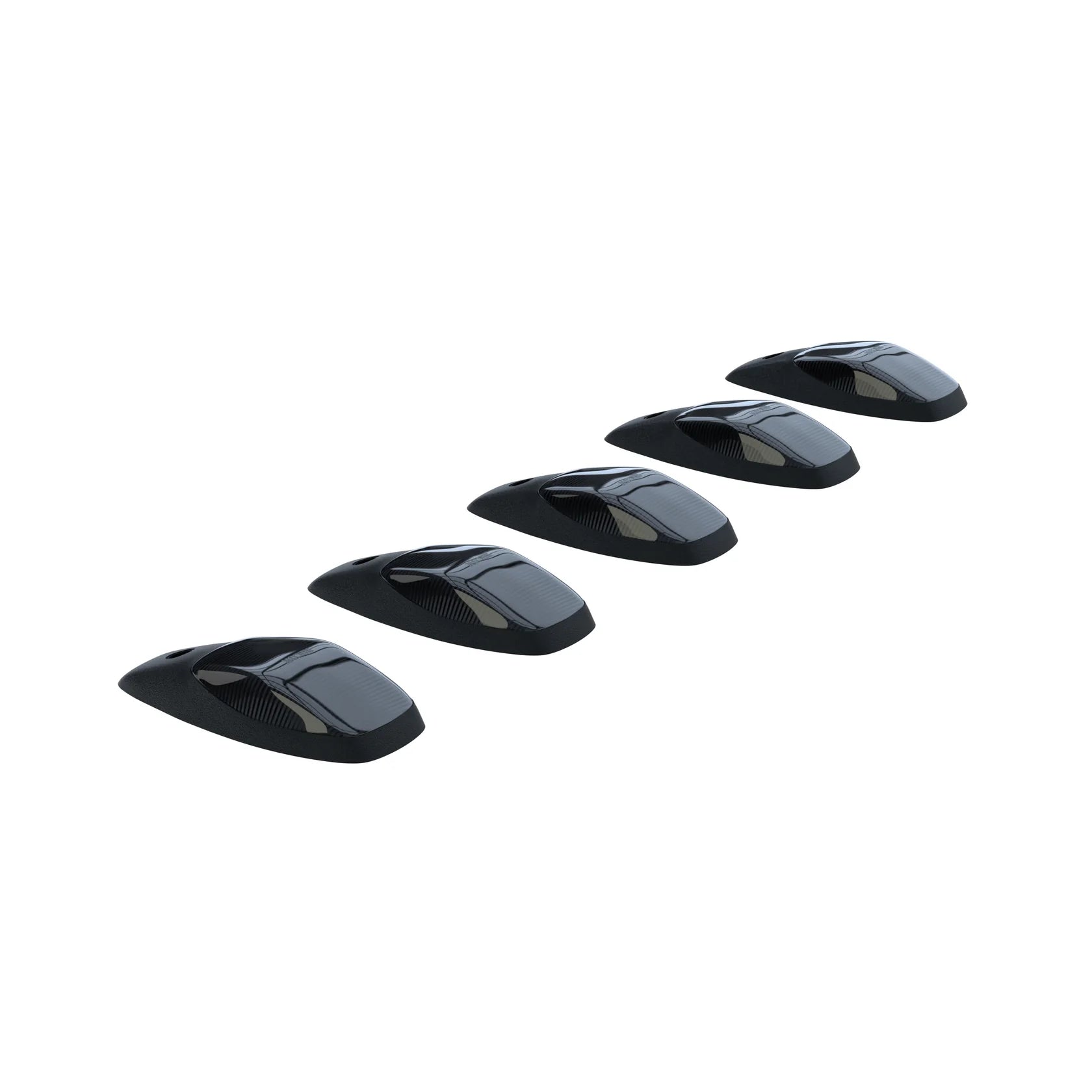 Dodge RAM HD 2500/3500 19-25 5-Piece Cab Roof LED Light Bar Kit with Smoked Lens - White LED Off-Road Lighting for Trucks | Perfect for Night Driving, Work Sites & Off-Road Adventures