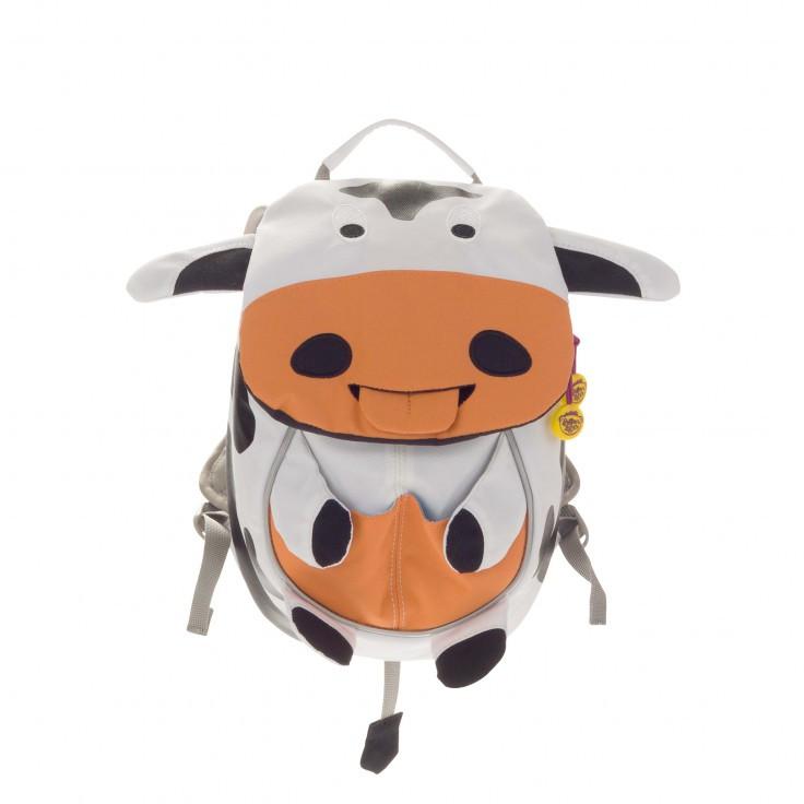 Affenzahn Small Antonia the Cow Backpack - Cute Animal Print Kids Backpack for School, Travel & Daycare - Lightweight Durable Toddler Backpack (Ages 3-6)
