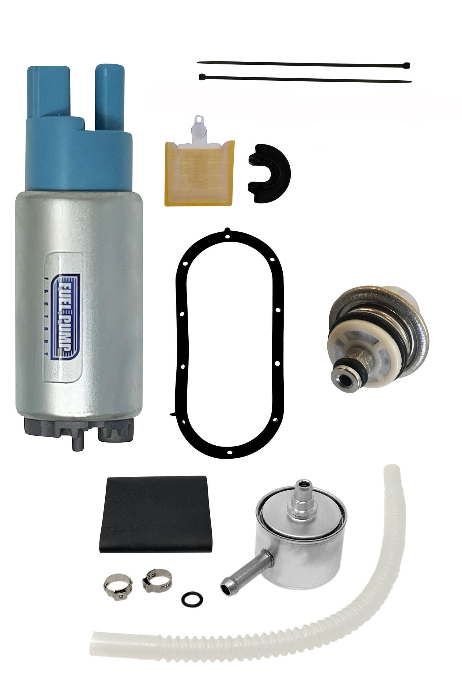 FPF Fuel Pump with Seal, Regulator & Fuel Filter Compatible with Harley Davidson 02-07 Road King, Electra Glide, Street Glide, Road Glide - Motorcycle Replacement Part for Smooth Riding & Performance
