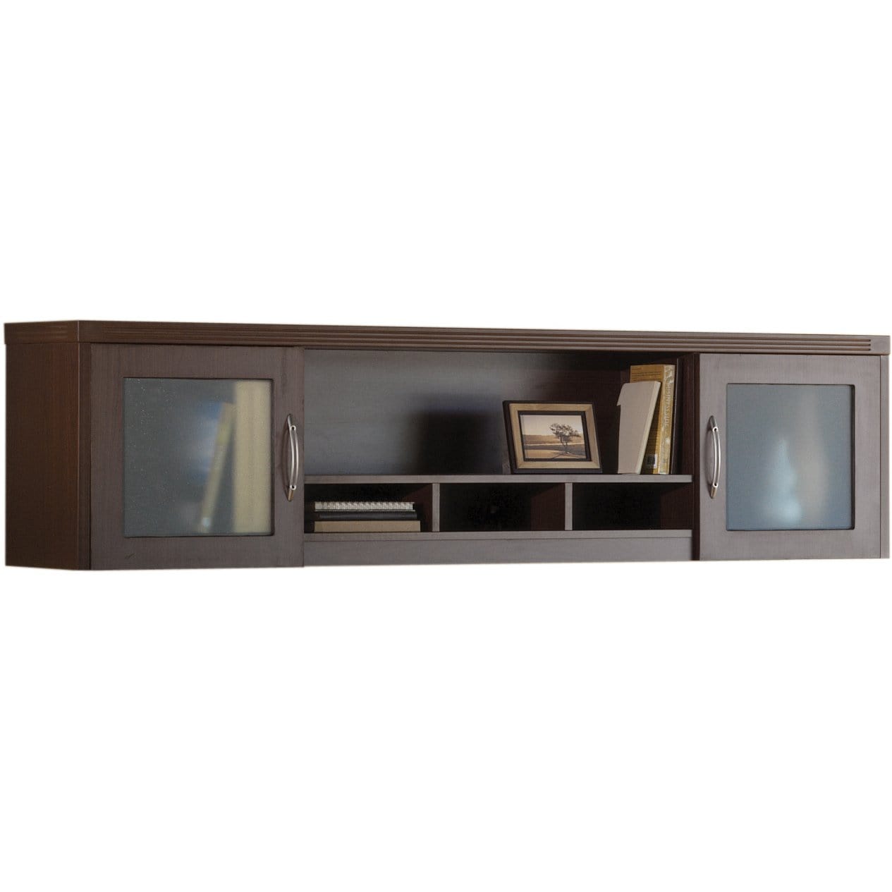 Safco Mayline Aberdeen 72-Inch Wall Mount Hutch with Storage Shelves [AWG72] - Perfect for Office, Home, and Workspace Organization