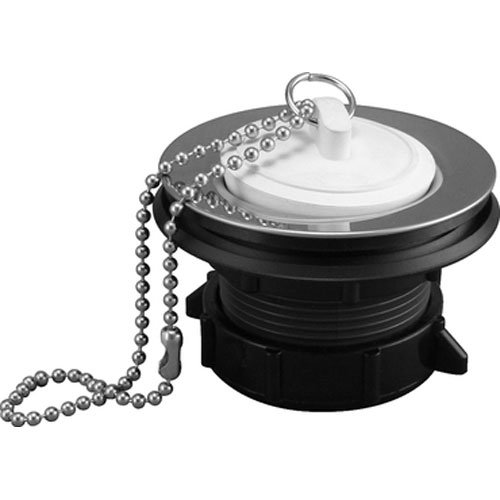 Keeney 81K Plastic Tray Plug with Stopper - Durable Bathroom Sink Drain Cover for Kitchen, Laundry & Utility Room Use