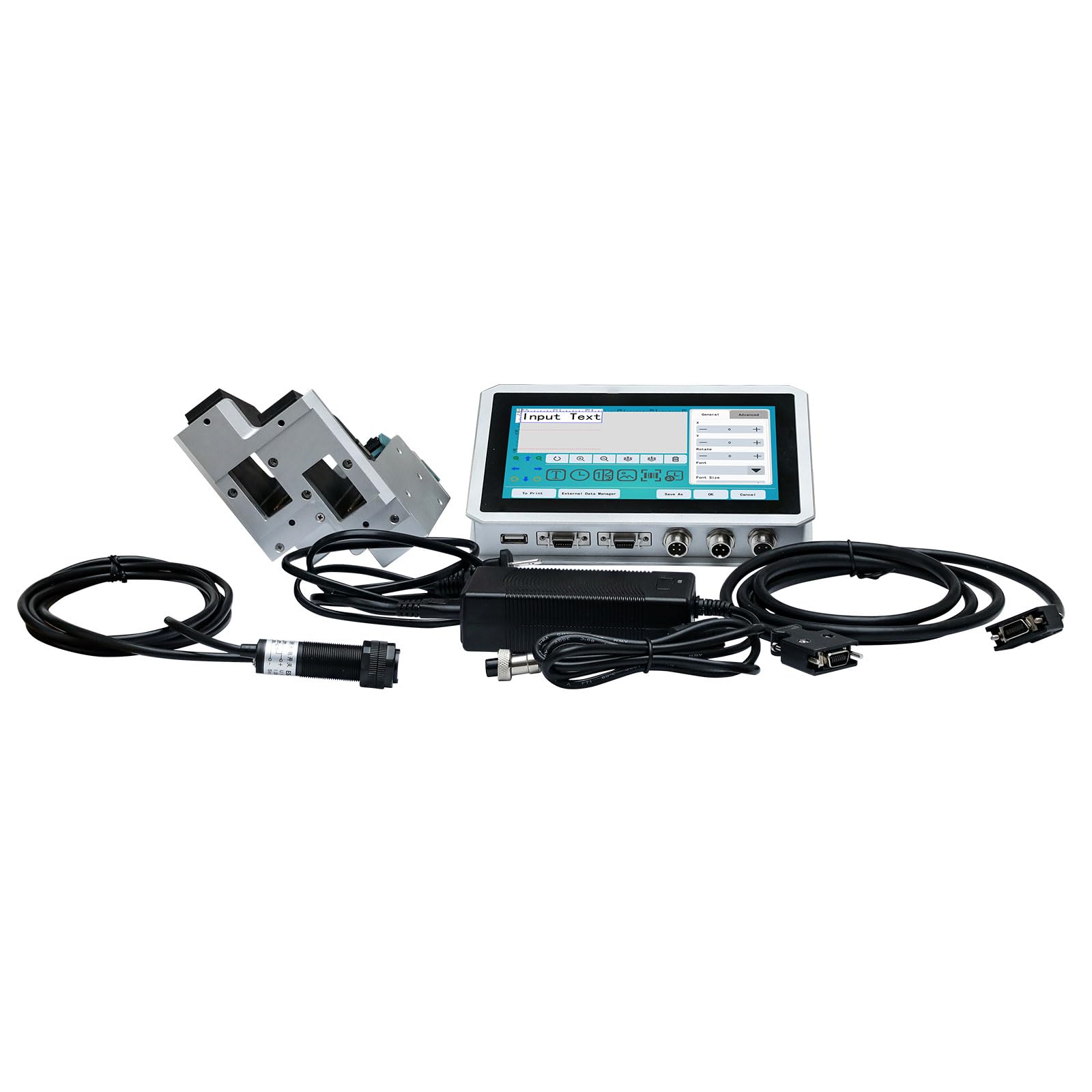 PEKOKO LBX2000 Plus Industrial Inkjet Printer - High-Speed Online Inkjet Coder for Batch Date & Number Coding on Carton Boxes, Plastic Bags, Tin Cans & PET Bottles - Ideal for Food Packaging, Pharmaceutical Labeling & Industrial Product Marking
