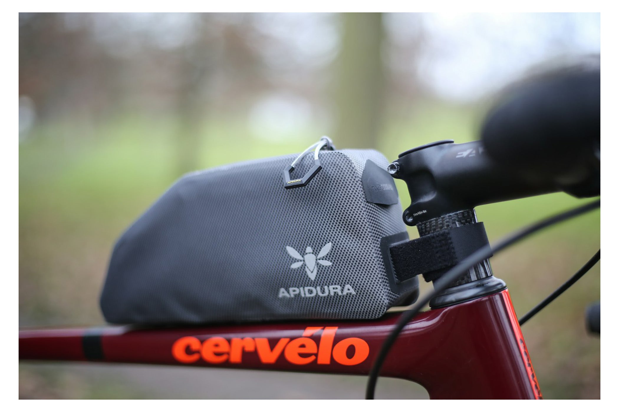 Apidura Expedition Bolt-On Top Tube Bike Pack - Waterproof Cycling Storage for Road & Mountain Bikes - Perfect for Long-Distance Rides & Adventure Cycling