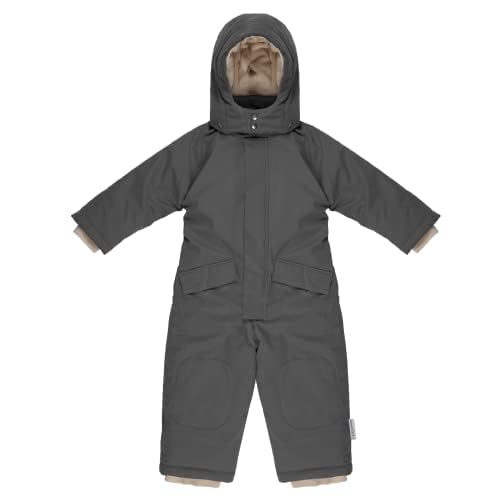 7AM Enfant Baby Snowsuit Coat - Waterproof Winter Jacket with Hood & 2 Pockets | Warm Printed Snowsuit for Infants & Toddlers | Perfect for Snow Play, Skiing & Outdoor Winter Activities
