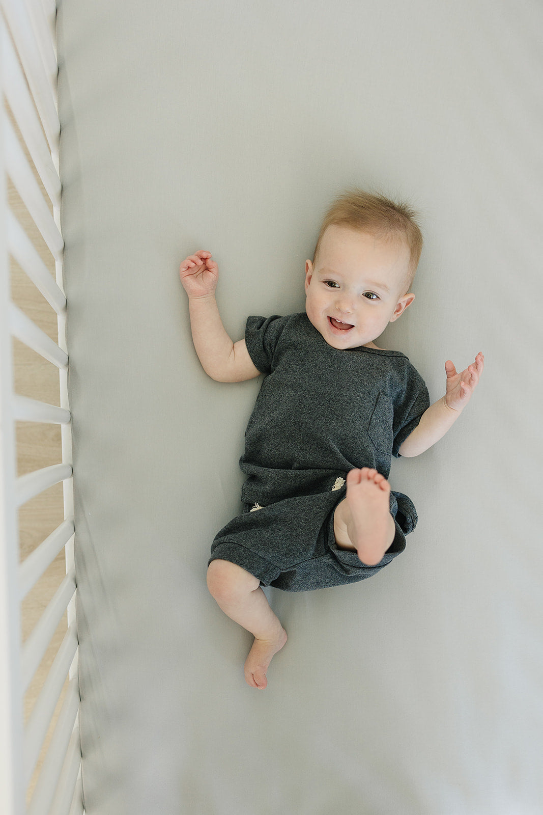 Organic Bamboo Crib Sheet - Soft, Stretchy & Breathable Baby Crib Fitted Sheet for Safe & Comfortable Sleep - Perfect for Nursery, Daycare & Travel