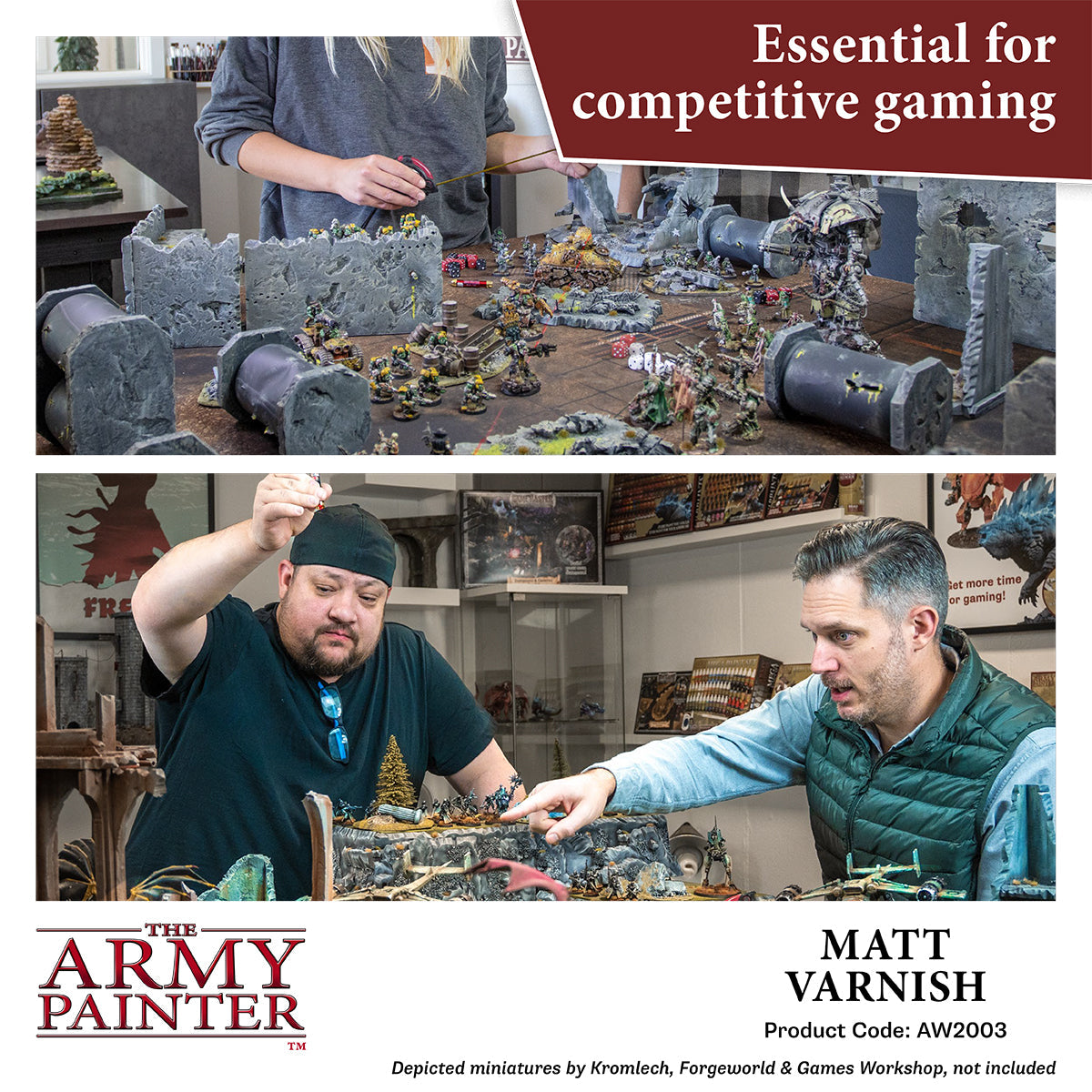Warpaints Air Anti-Shine Matte Varnish - 100ml for Miniatures & Wargaming Models - Perfect for Tabletop Gaming and Hobby Painting
