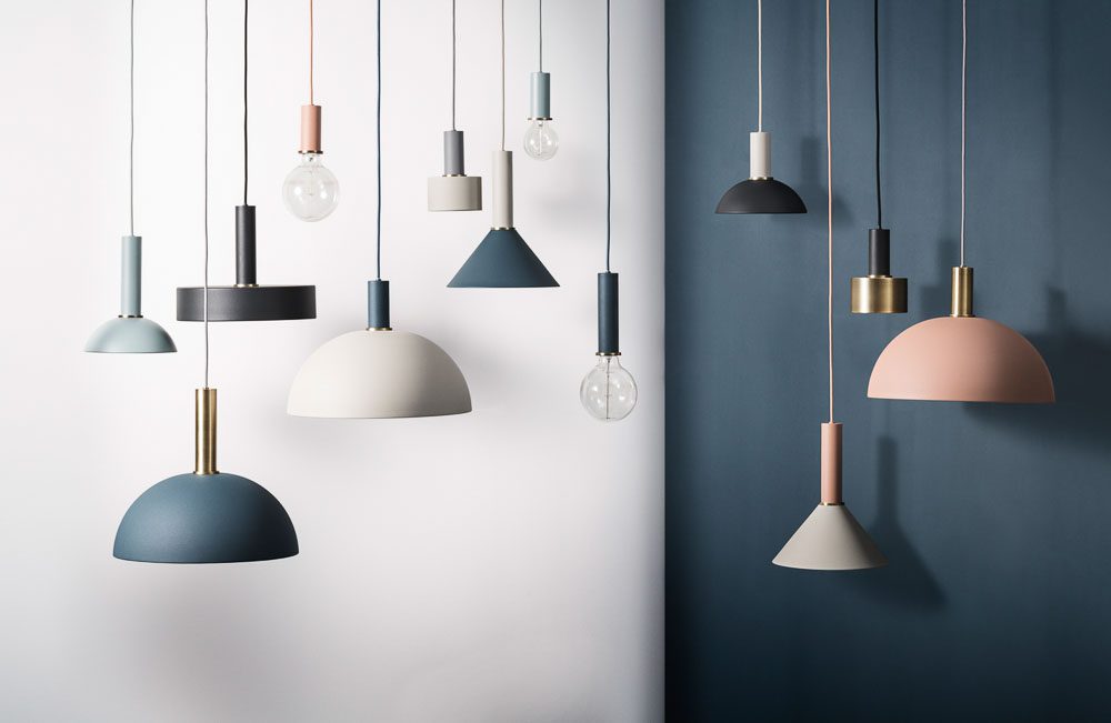 Ferm Living Collect Hoop Lamp Shade Pendant - Black Brass Shade Only | Modern Scandinavian Lighting for Living Room, Bedroom & Dining Room Decor