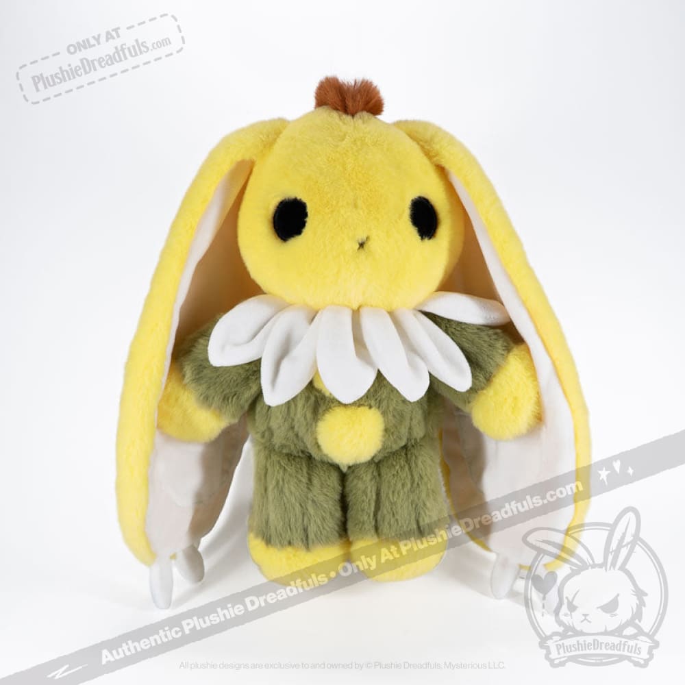 Plushie Dreadfuls Daisy Rabbit Stuffed Animal Toy - Soft Cute Bunny Plush for Kids, Gift, Nursery Decor & Anxiety Relief