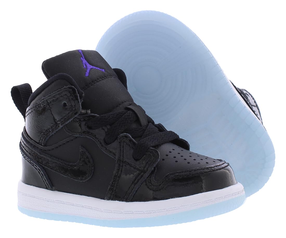 Nike Air Jordan 1 Mid Baby & Toddler Shoes - Comfortable Sneakers for Kids' Everyday Wear, Playtime & Sports Activities