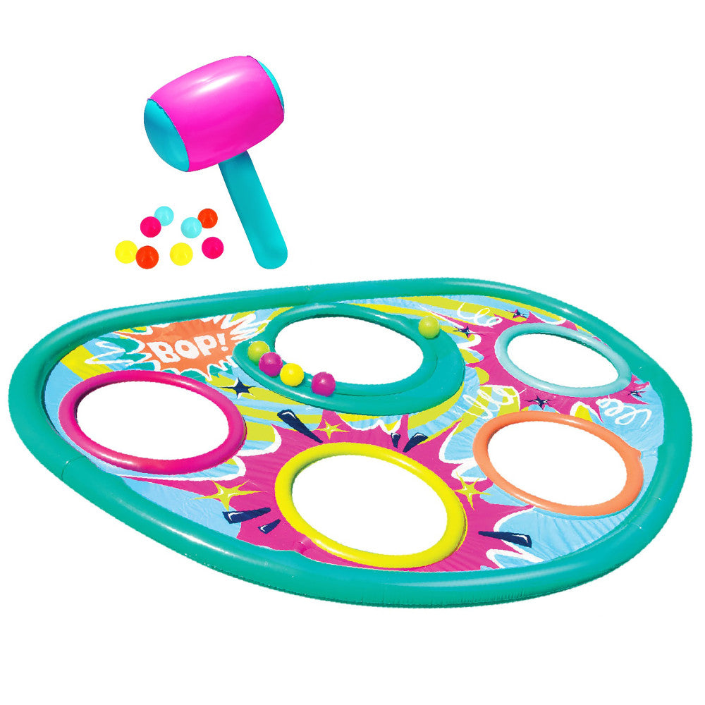 Banzai Whopper Bopper Inflatable Pool Float Game - Fun Multiplayer Water Activity for Summer Parties & Backyard Pool Fun