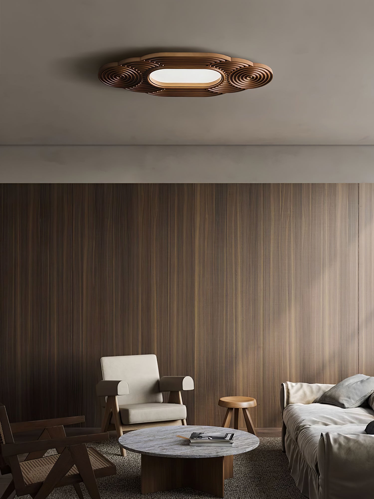 Modern LED Ceiling Light Fixture - Energy Efficient Flush Mount Lighting for Living Room, Bedroom, Kitchen | Dimmable & Easy Installation | Perfect for Home, Office & Commercial Spaces