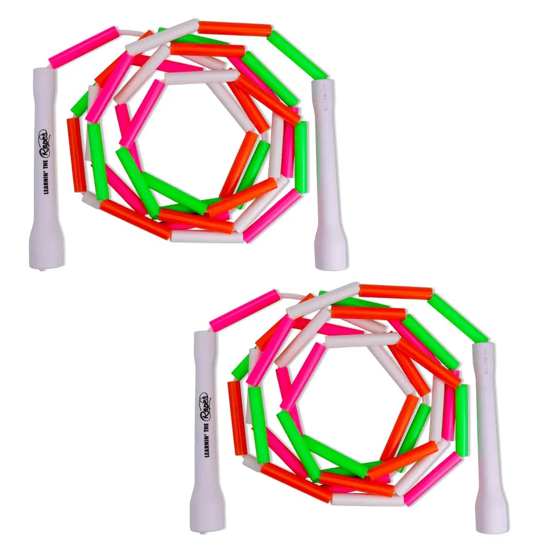 PAIR Learnin the Ropes Double Dutch Long Jump Rope (14ft) - Perfect for Kids, School PE, Team Sports & Outdoor Fitness Activities