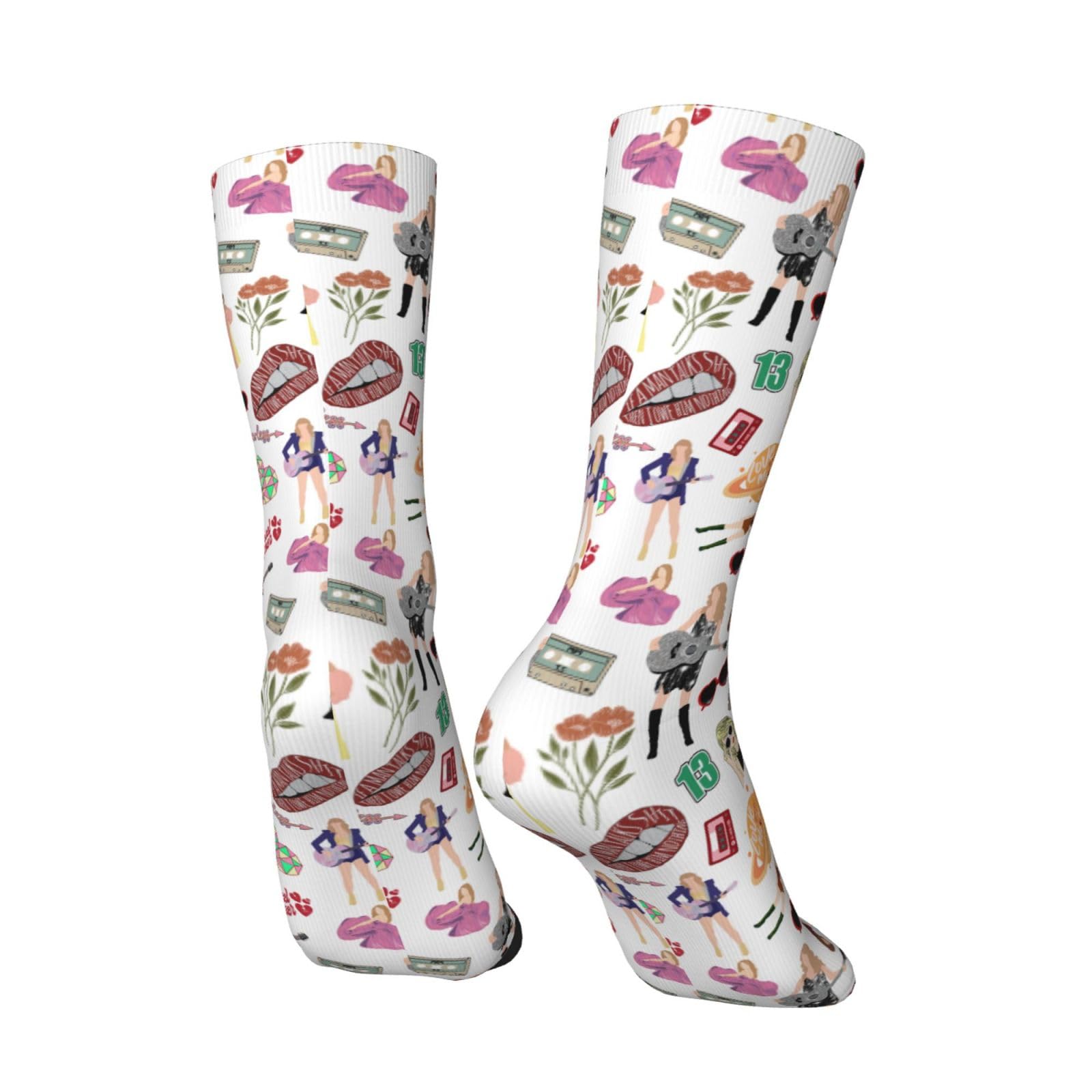 **Breathable Moisture-Wicking Crew Socks for Women & Men - Athletic Hiking Socks - Perfect for Sports, Workouts & Outdoor Adventures**