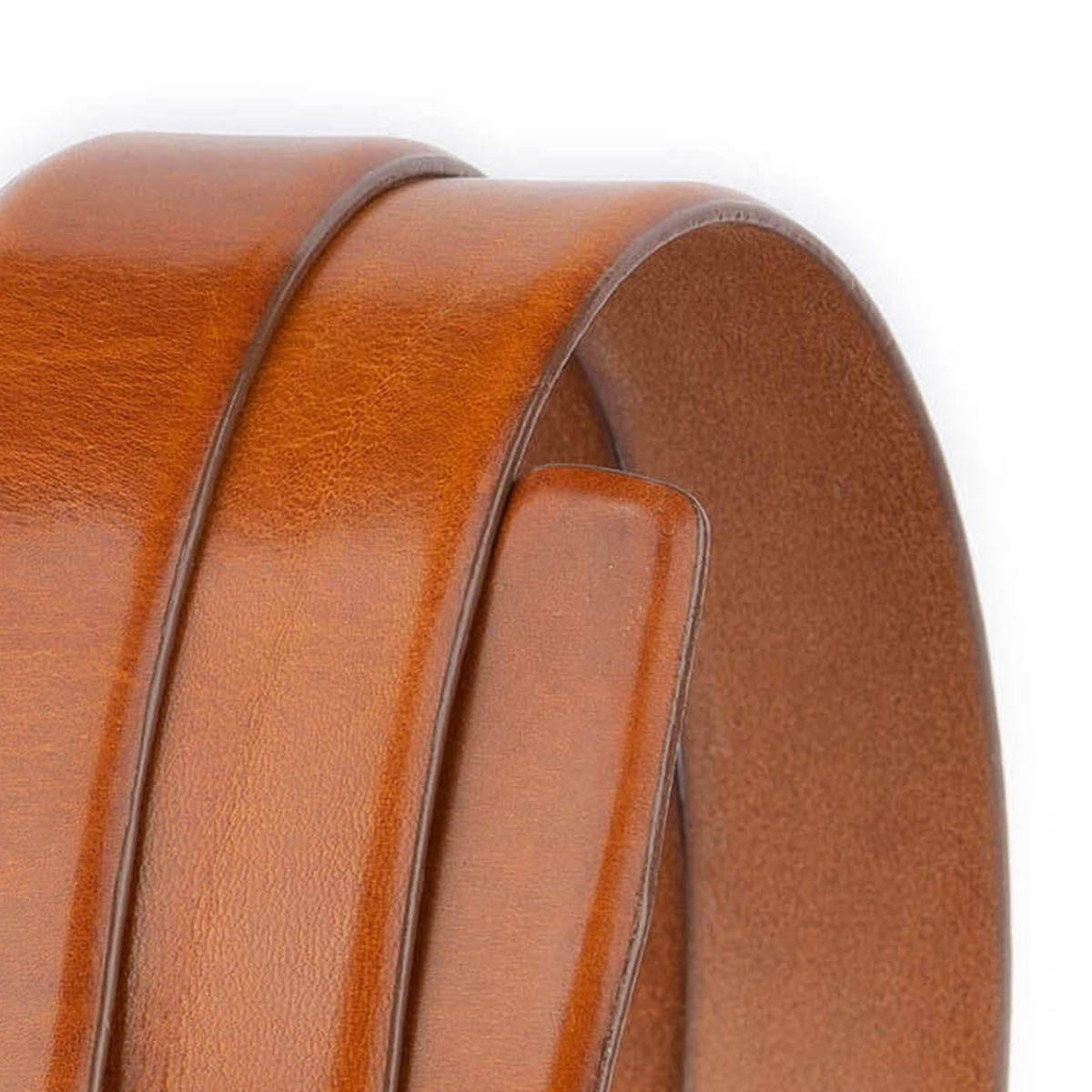 Men's Genuine Leather Belt Strap - Premium Tan Replacement Belt for Dunhill Buckles | Formal & Casual Wear | Office, Wedding & Everyday Use