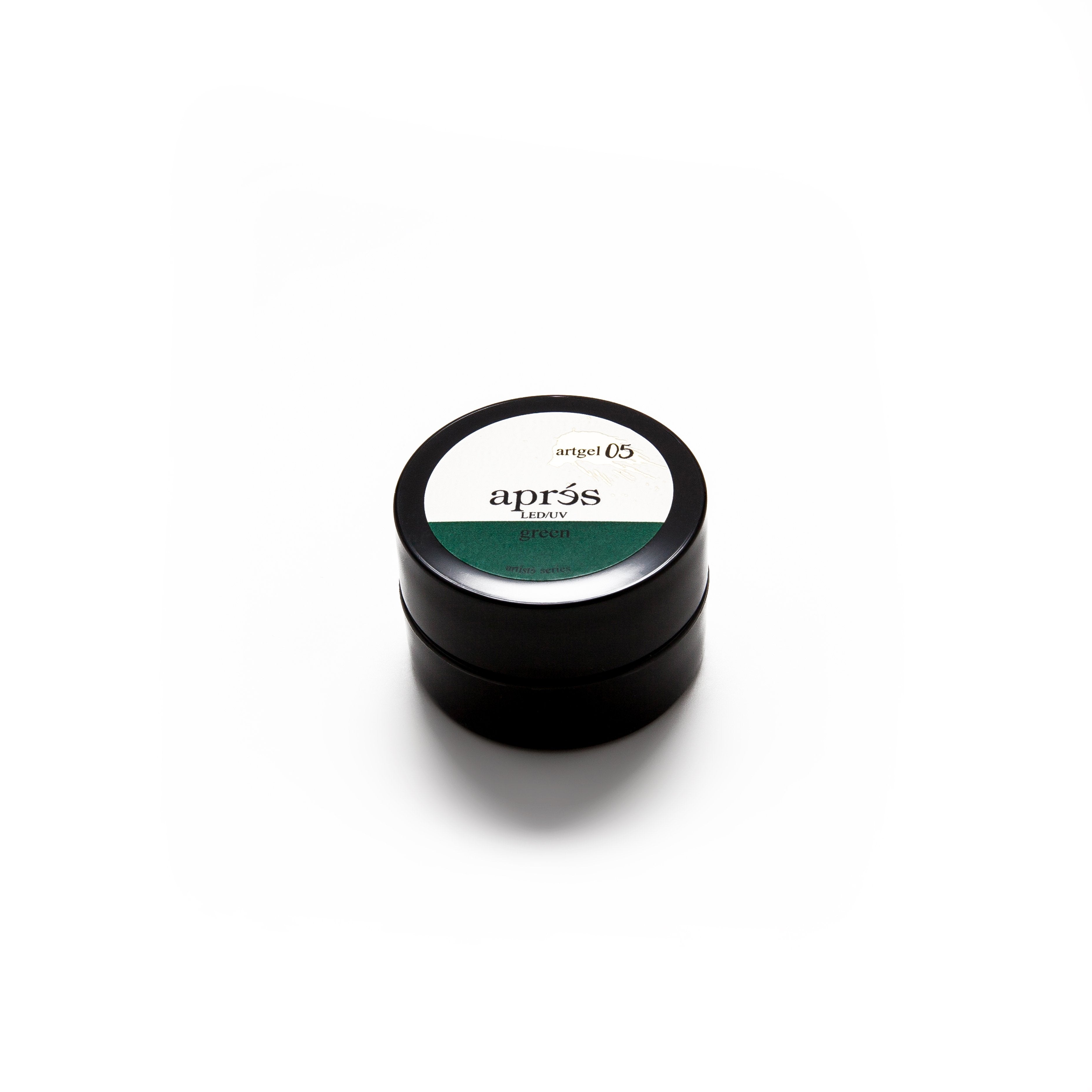 Apres Artist Gel Polish - Professional Green Nail Art Gel for Salon & Home Manicures - Perfect for Nail Extensions, Designs & DIY Nail Art