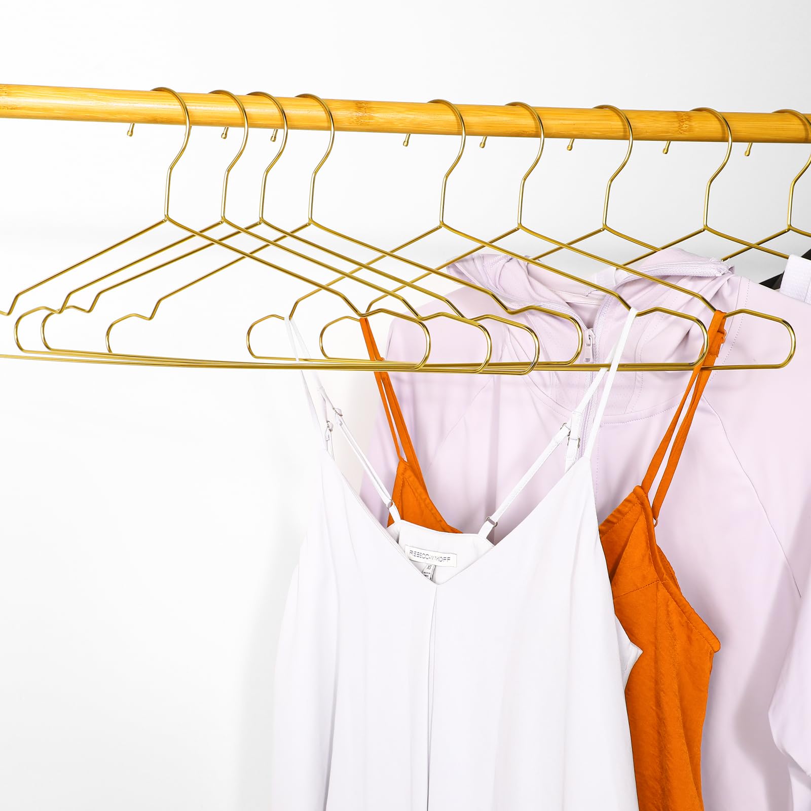 100-Pack Stainless Steel Wire Hangers - Ultra Thin Space Saving Clothes Hangers for Coat, Suit, Dress & Bridal Boutique - 17.7