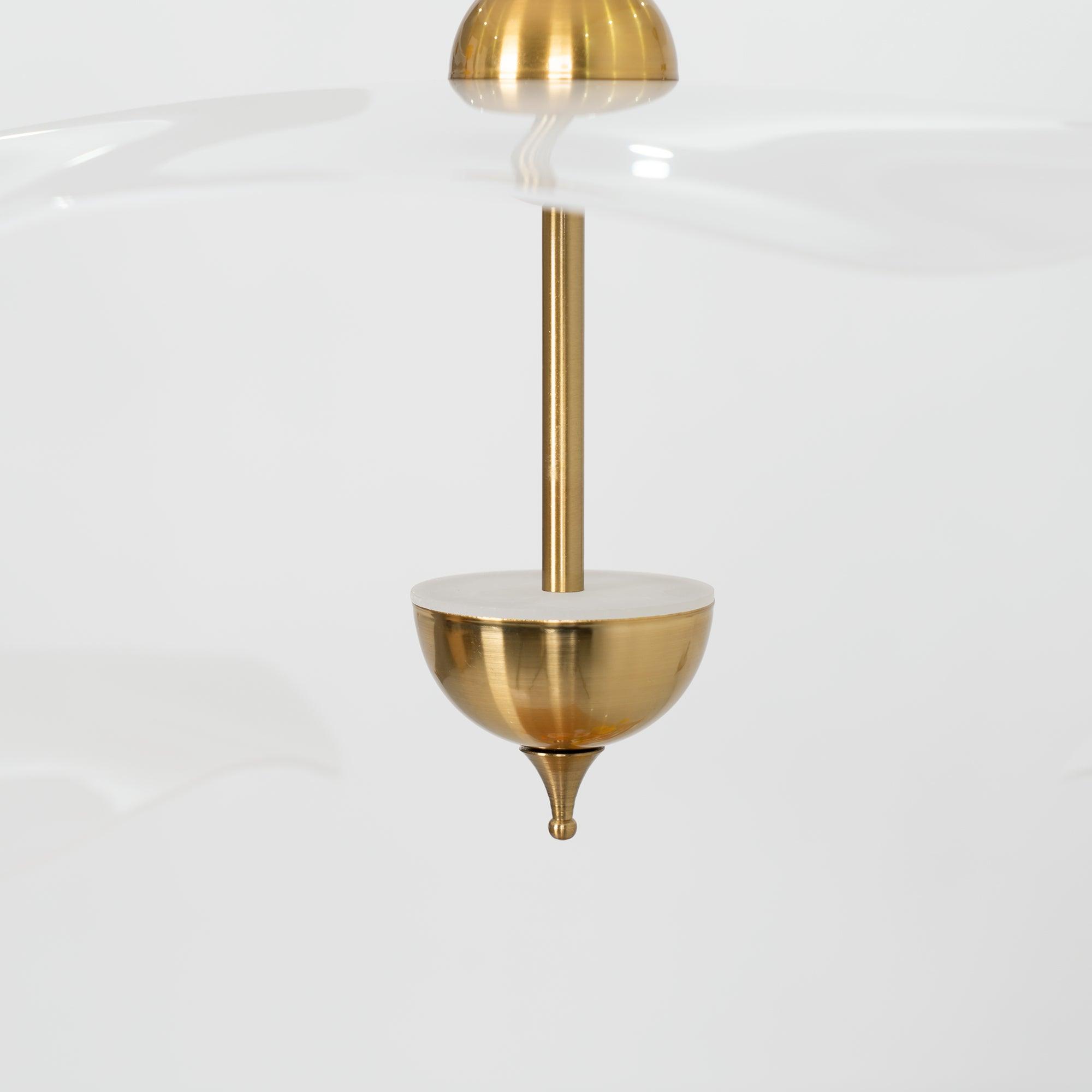 Envolee Double Biscuit Pendant Light - Modern Farmhouse Ceiling Fixture for Kitchen Island, Dining Room & Bedroom Lighting