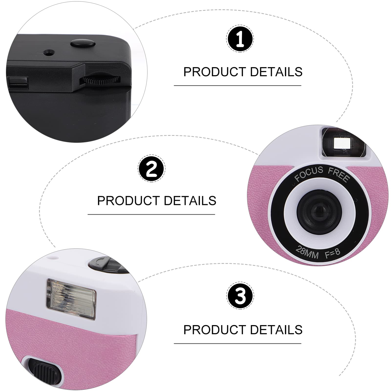 8 Pack Retro Vintage Film Cameras - Mobestech Mini Travel Camera with Built-in Flash, Old School Plastic Camera for Photography Enthusiasts | Perfect for Travel, Parties, and Vintage-Themed Events