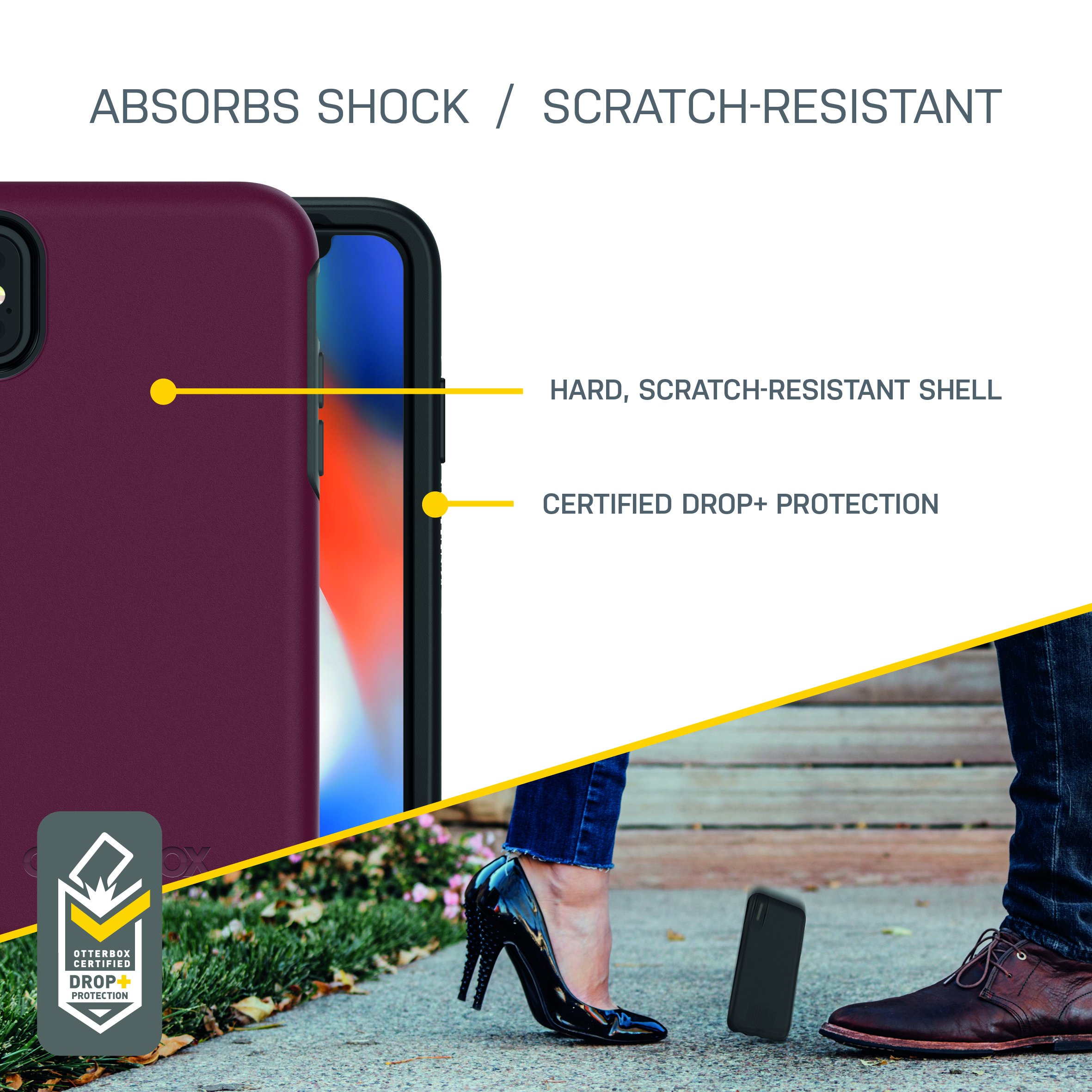 OtterBox SYMMETRY SERIES STAR WARS Protective Case for iPhone Xs & iPhone X - Retail Packaging - HAN SOLO Design | Durable Phone Cover for Everyday Use & Travel