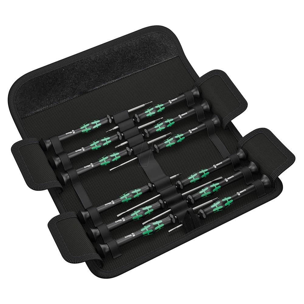Lauys 12-Piece Universal Glass-Filled Nylon Phillips Micro Screwdriver Set - Precision Tools for Electronics Repair, Smartphone & Watch Maintenance - Perfect for DIY, Jewelry Making & Small Device Fixes