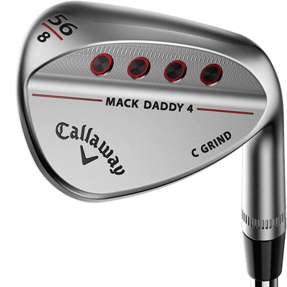 Callaway Mack Daddy 4 Chrome Men's Golf Wedge - High Performance Wedge for Short Game & Approach Shots | Perfect for Sand Traps, Chipping & Pitching on the Golf Course