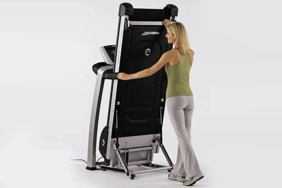 Life Fitness F3 Folding Treadmill - Compact Home Gym Equipment for Cardio Workouts & Small Spaces | Perfect for Home Office, Apartment & Indoor Fitness