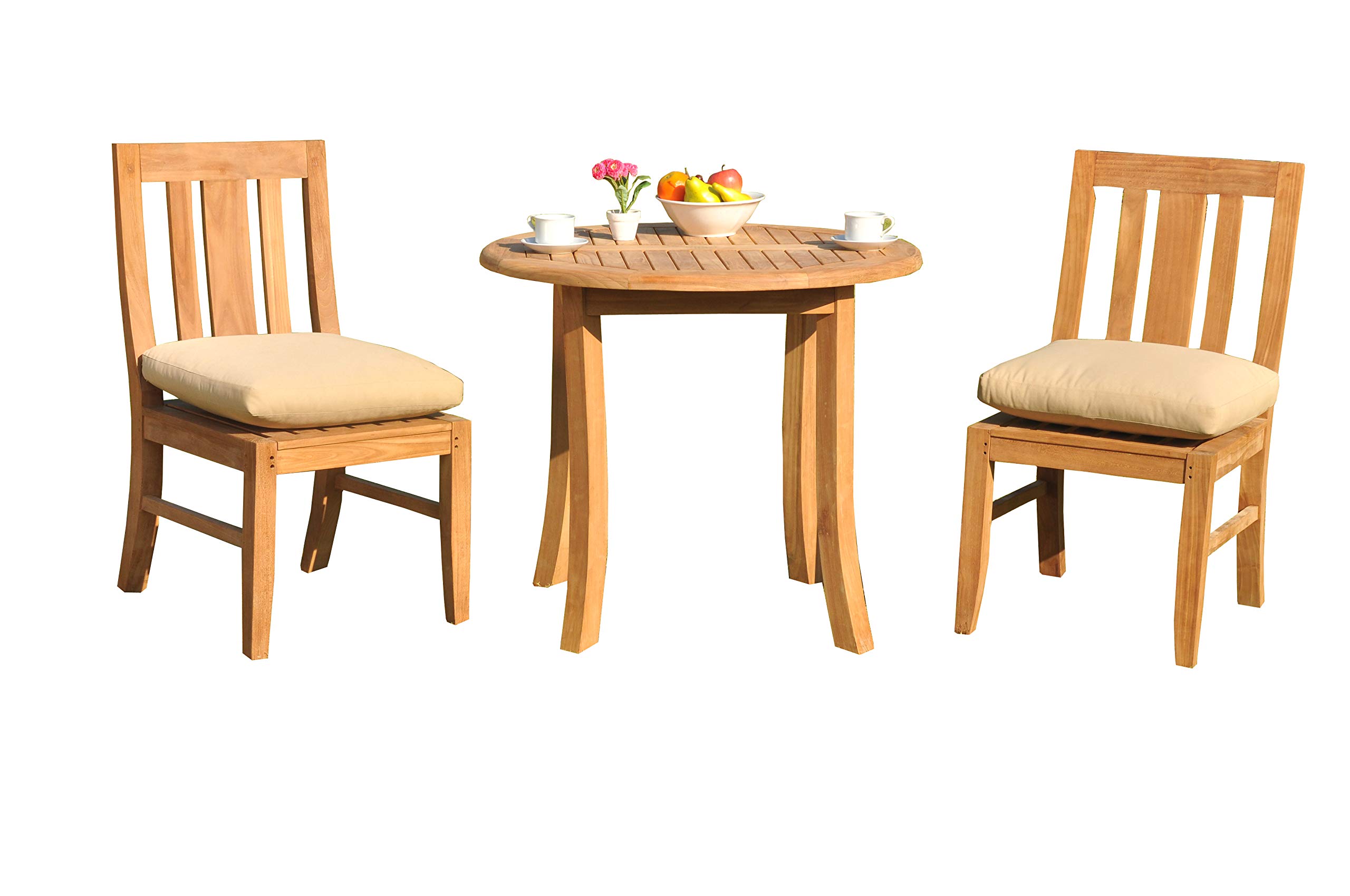 Premium 3-Piece Outdoor Teak Dining Set - 36