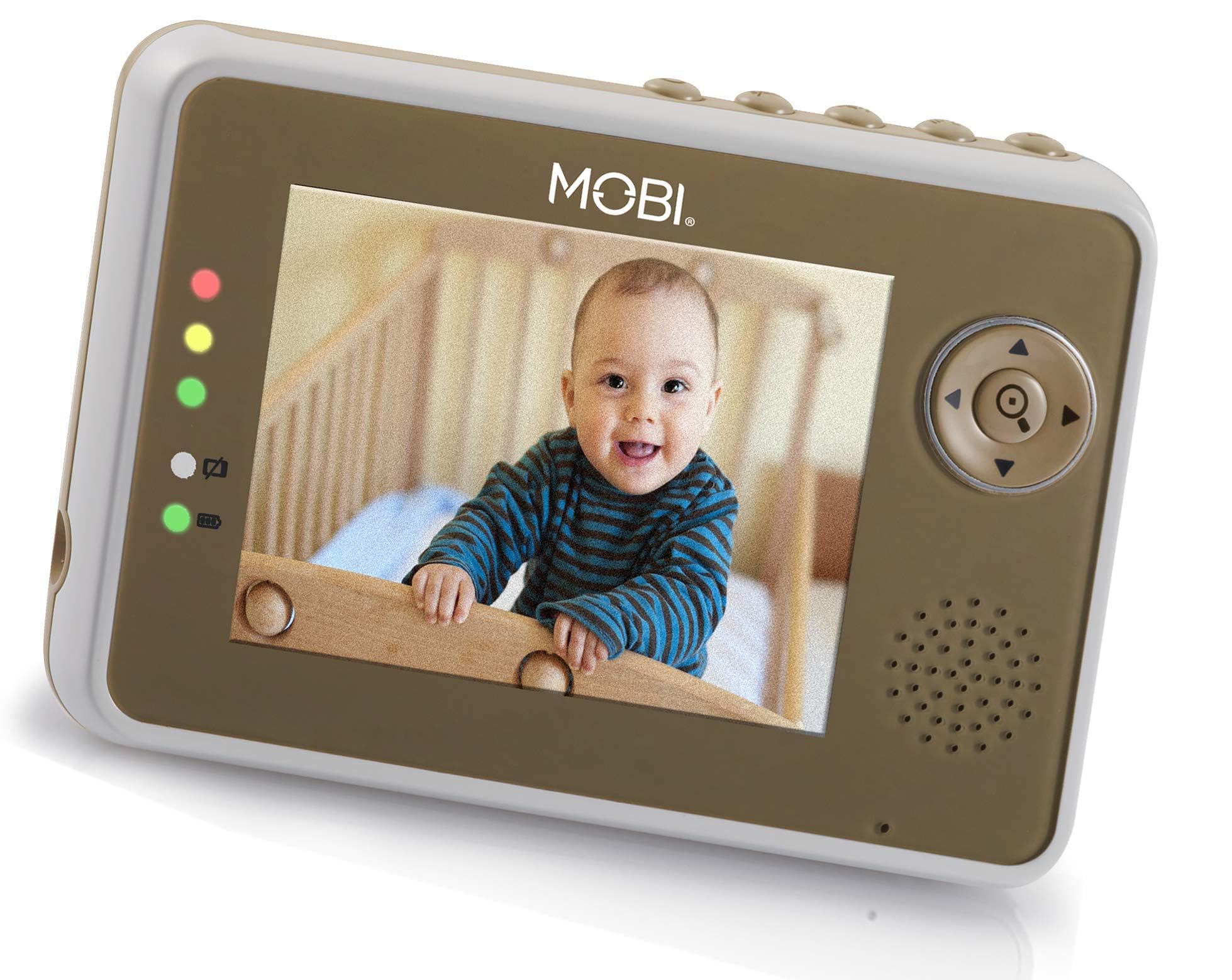 MOBI MobiCam DXR-M1 Smart Baby Monitor with Auto Tracking, Night Vision, Remote Pan-Tilt, Lullabies & Quad View - Ideal for Nursery, Daycare & Home Security Monitoring