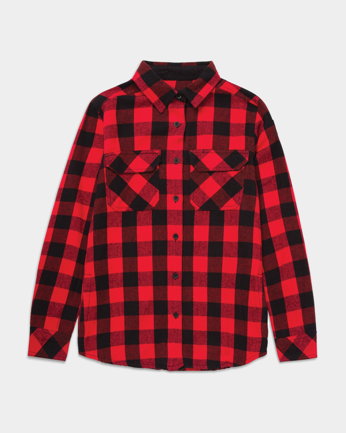 Women's Buffalo Check Flannel Overshirt - Soft & Stylish Plaid Shacket for Casual Wear & Outdoor Adventures