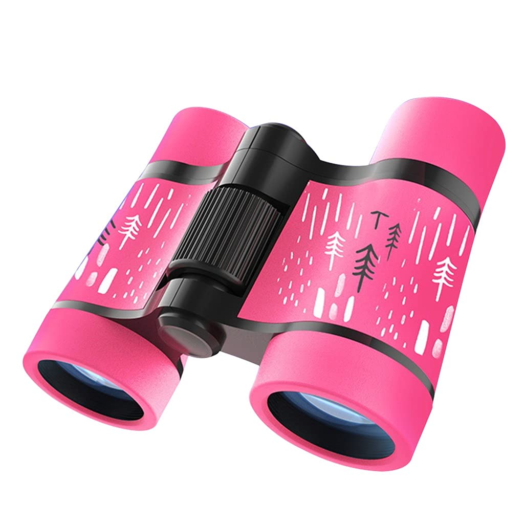 HD Binoculars 4x30 for Kids - Anti-Slip Rubber Coating, Fixed Zoom Telescope, Portable Field Glasses - Perfect for Bird Watching, Hiking, Camping & Outdoor Adventures (Blue/Purple Options) - Ideal Children's Gift