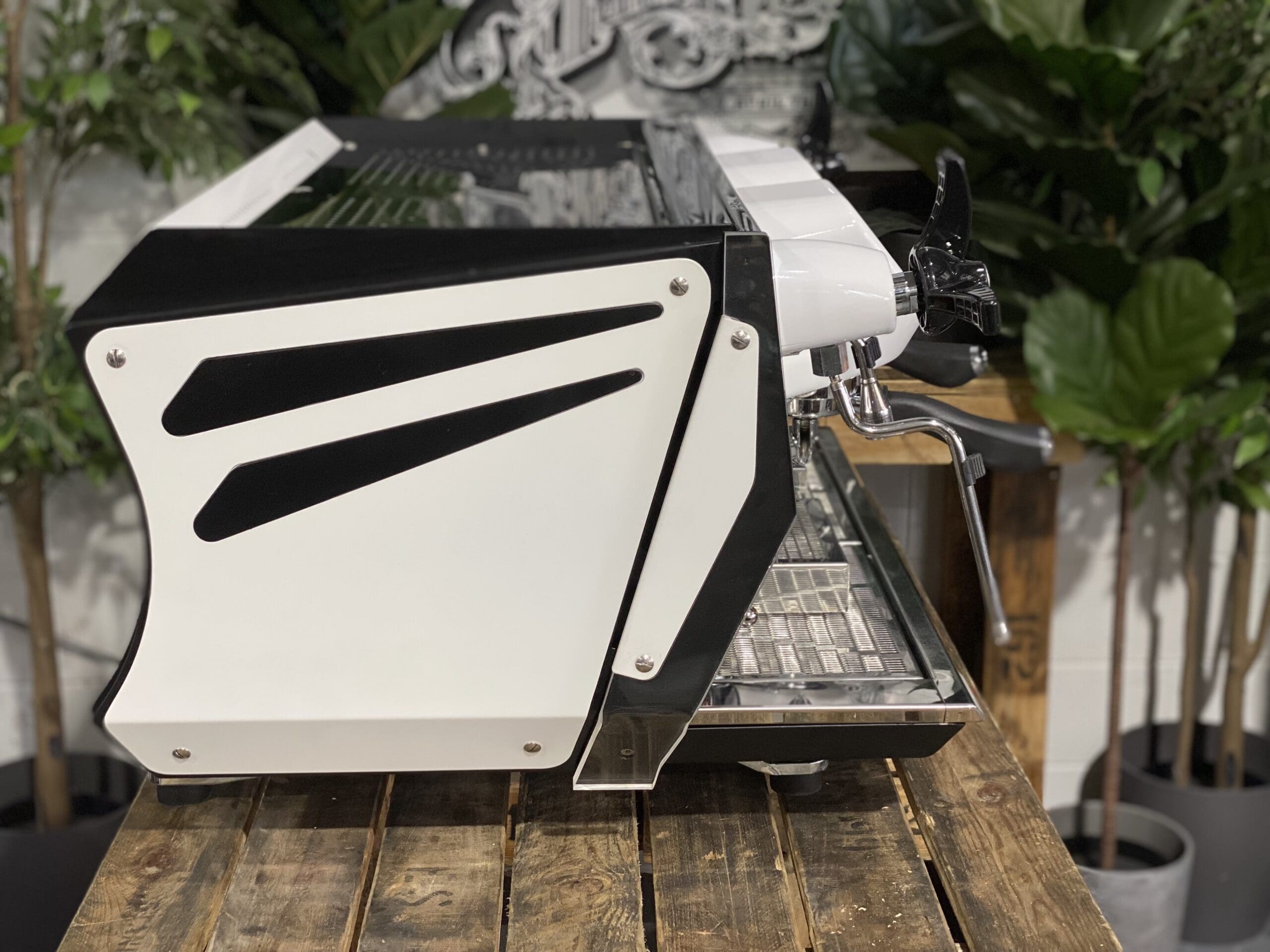 BFC Aviator 2 Group Commercial Espresso Machine in Custom White - Perfect for Coffee Shops, Restaurants & Home Baristas