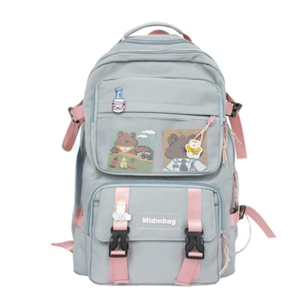 Stylish Women's Travel Backpack - Lightweight Laptop Backpack for Work & Vacation - Waterproof Carry-On Backpack with USB Port (Blue) | Perfect for Business Trips, College, Commuting & Weekend Getaways