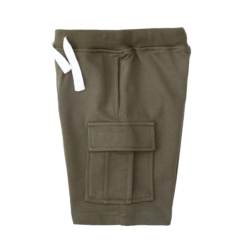 DINGDONG'S CLOSET Toddler Boys' Drawstring Cargo Shorts - Comfortable Playwear for Outdoor Activities & Summer Adventures