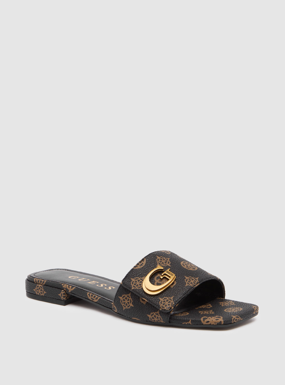 Premium Dark Brown Leather Toco Sandals with Logo - Comfortable & Stylish for Beach, Travel & Casual Wear