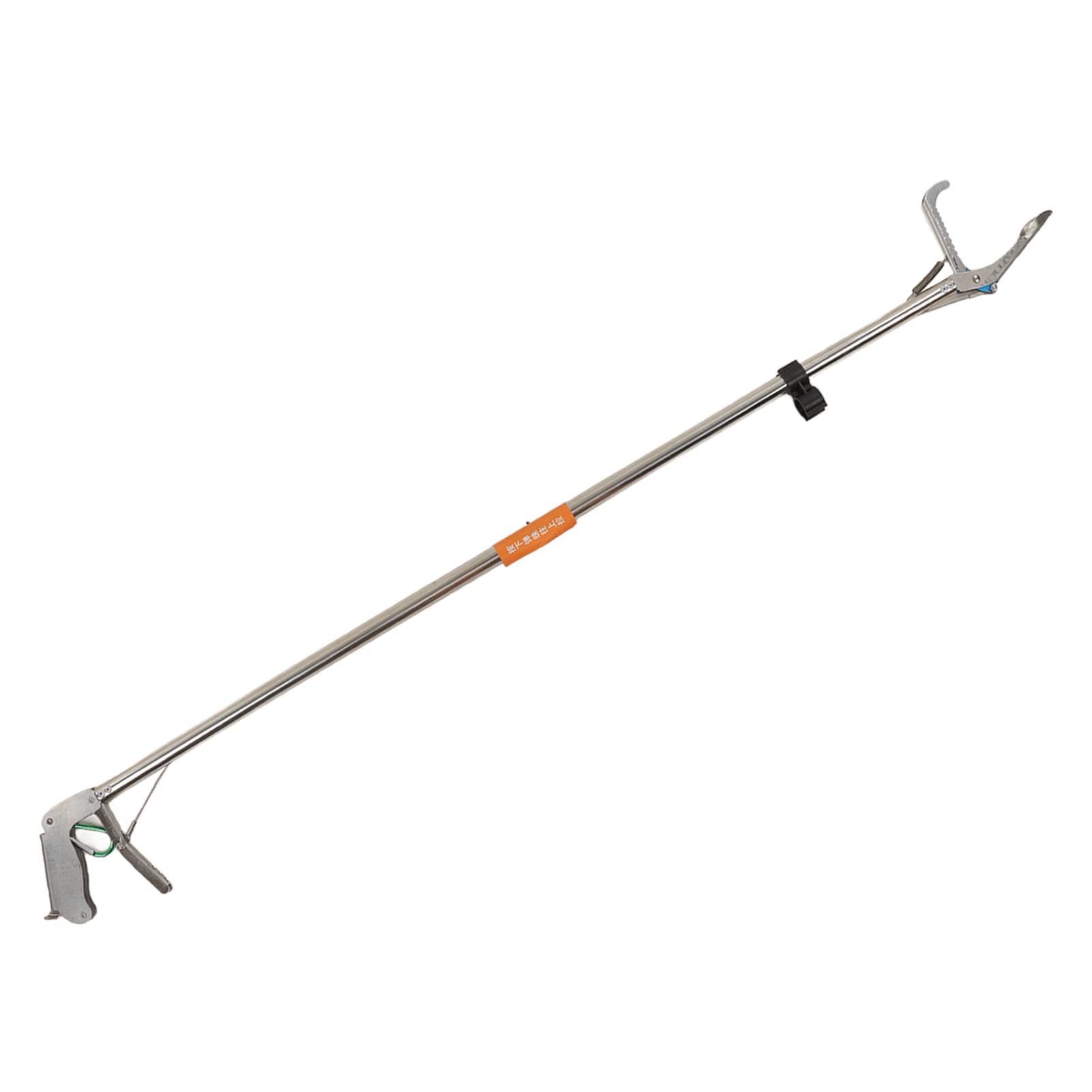 Stainless Steel Snake Tongs with Folding & Self-Locking Mechanism - Wide Jaw Reptile Handling Tool for Safe Capture, Transport, and Feeding | Perfect for Herpetologists, Zoo Keepers, and Reptile Enthusiasts