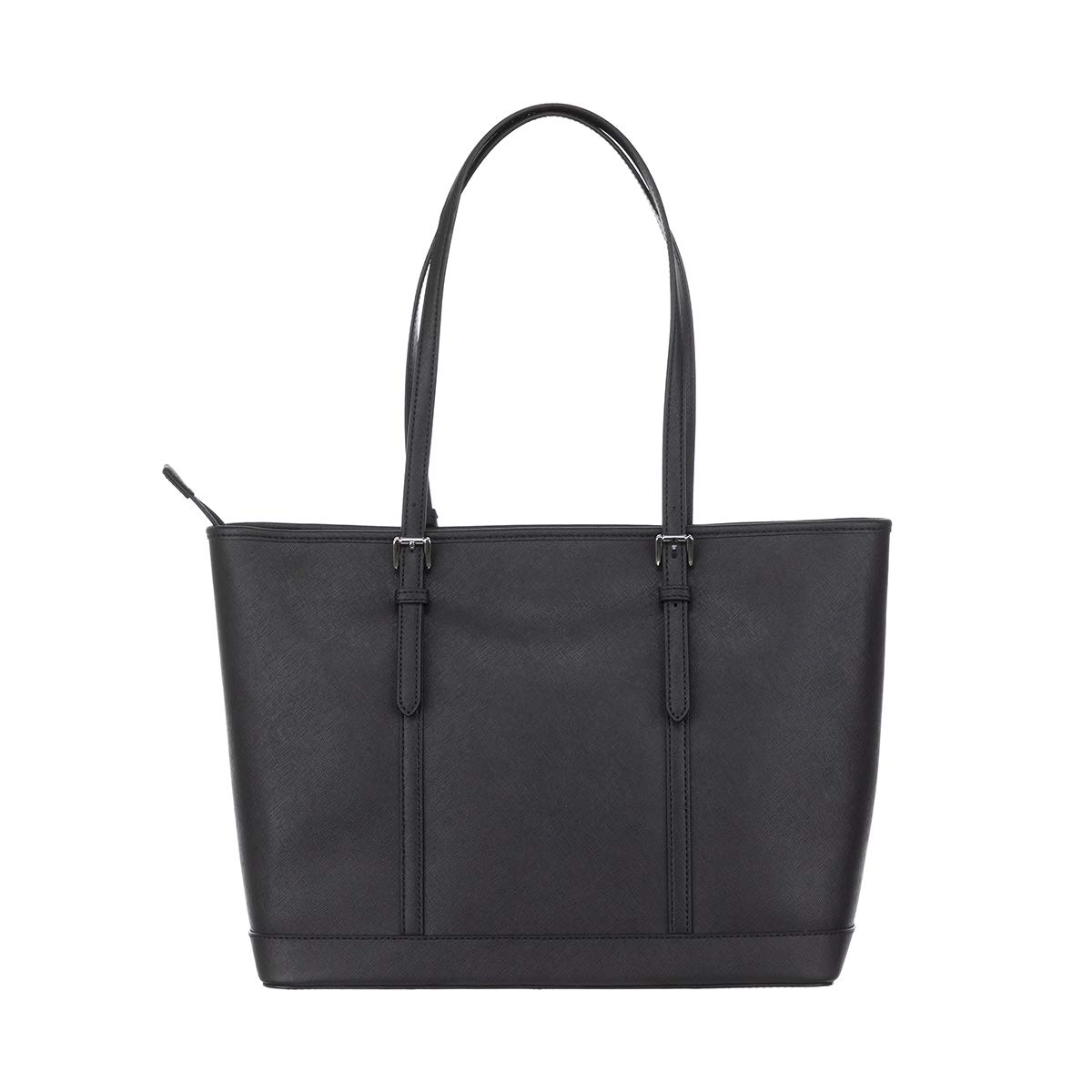 Michael Kors Jet Set Travel Large Logo Tote Bag 35T0STVL9L in Black - Stylish Women's Designer Handbag for Work, Travel & Everyday Use