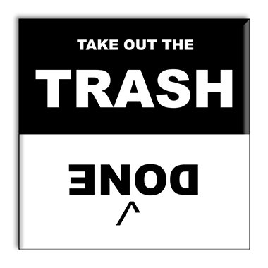 Take Out The Trash Refrigerator Magnet Sign - Funny Kitchen Reminder for Fridge, Home & Office | Perfect for Grocery Lists, Notes & Organization