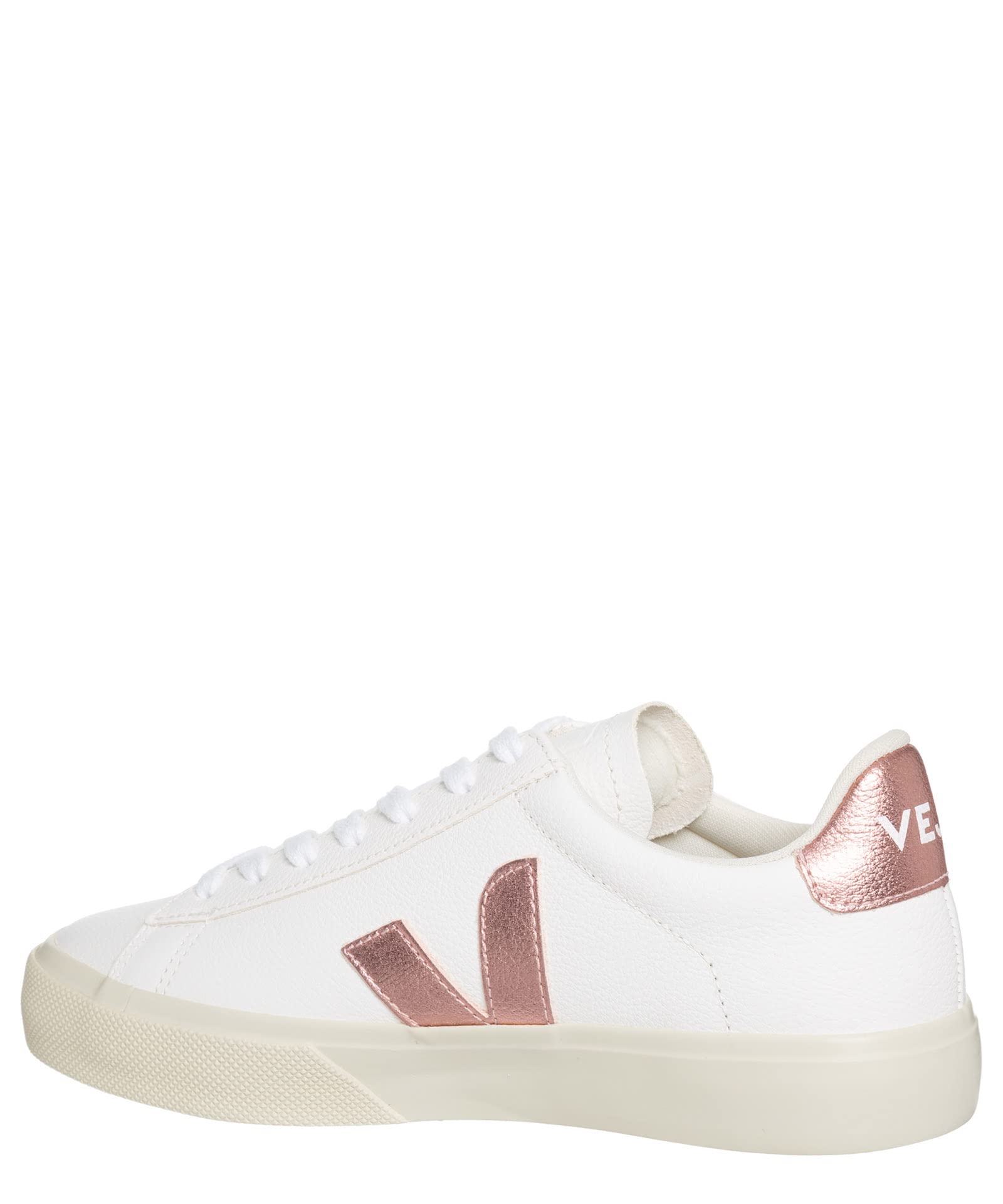 Veja Women's Campo Sneakers - Black & White Leather Vegan Sneakers for Casual Wear & Sustainable Fashion | Eco-Friendly Shoes for Everyday Comfort